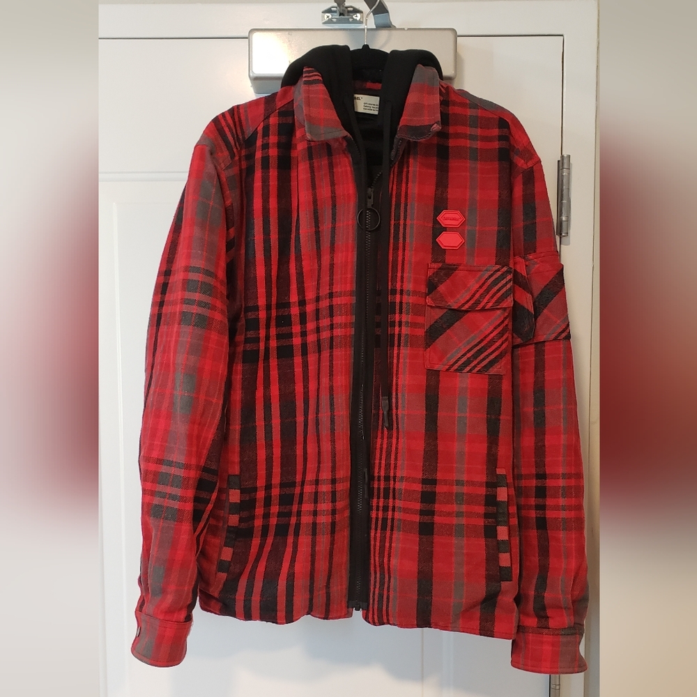 Off White Hoodie Zip Up Jacket 2013 Virgil Abloh made in Italy